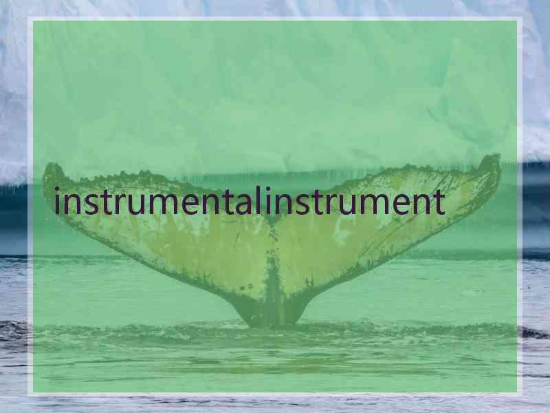instrumentalinstrument