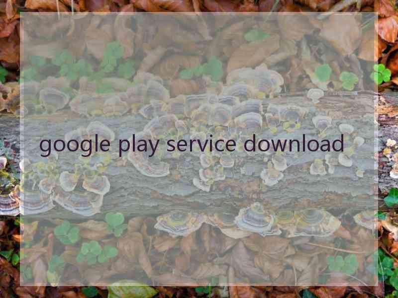 google play service download