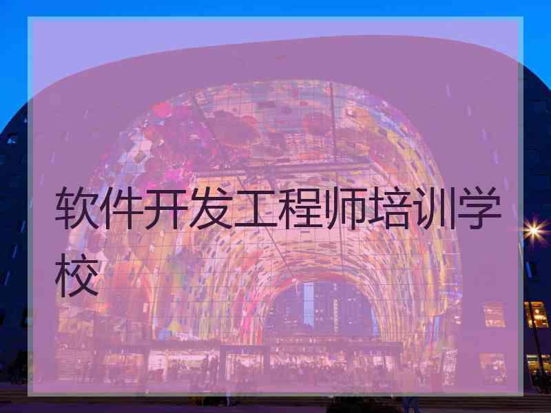 软件开发工程师培训学校