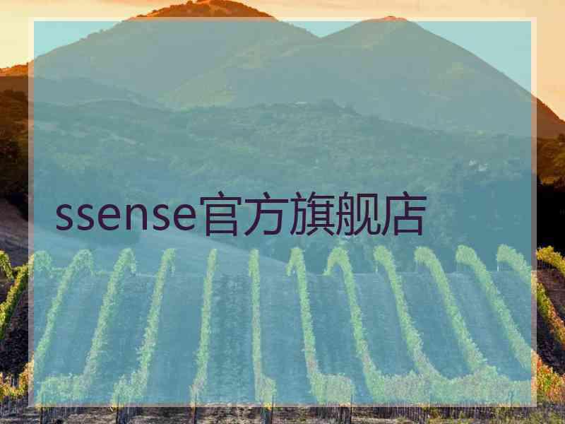 ssense官方旗舰店