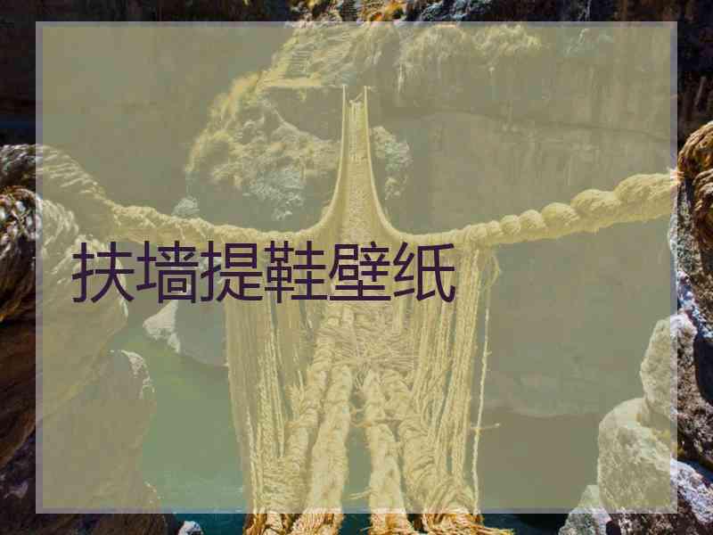 扶墙提鞋壁纸