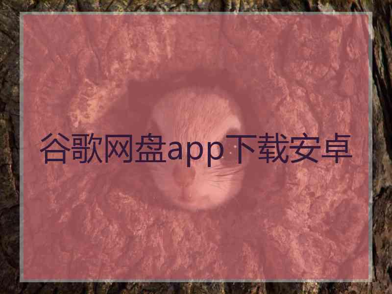 谷歌网盘app下载安卓