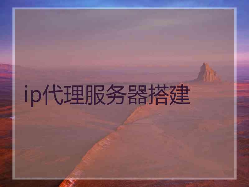ip代理服务器搭建