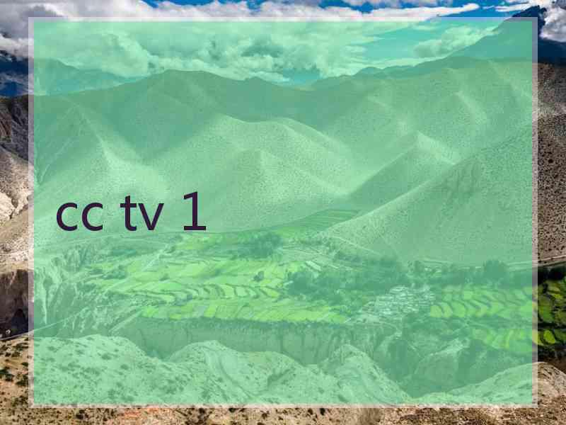 cc tv 1