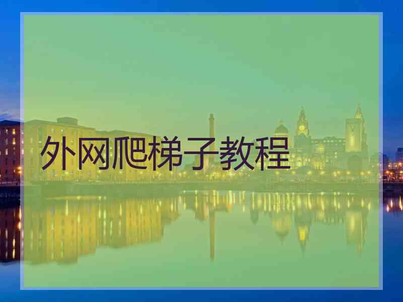 外网爬梯子教程