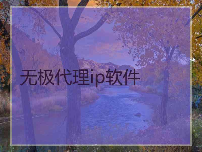 无极代理ip软件