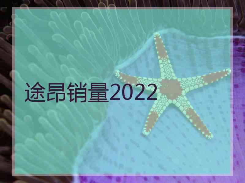 途昂销量2022
