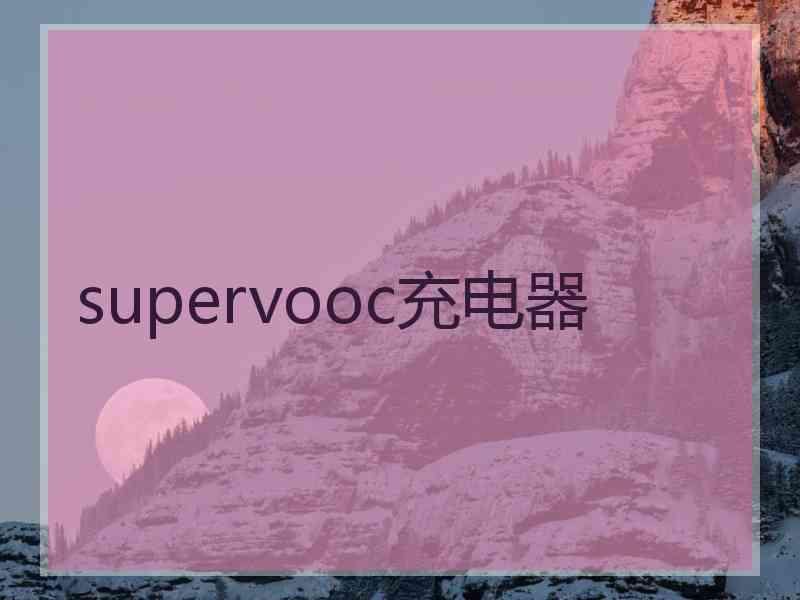 supervooc充电器
