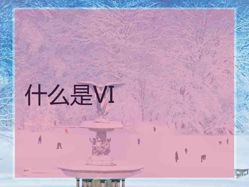 什么是VI