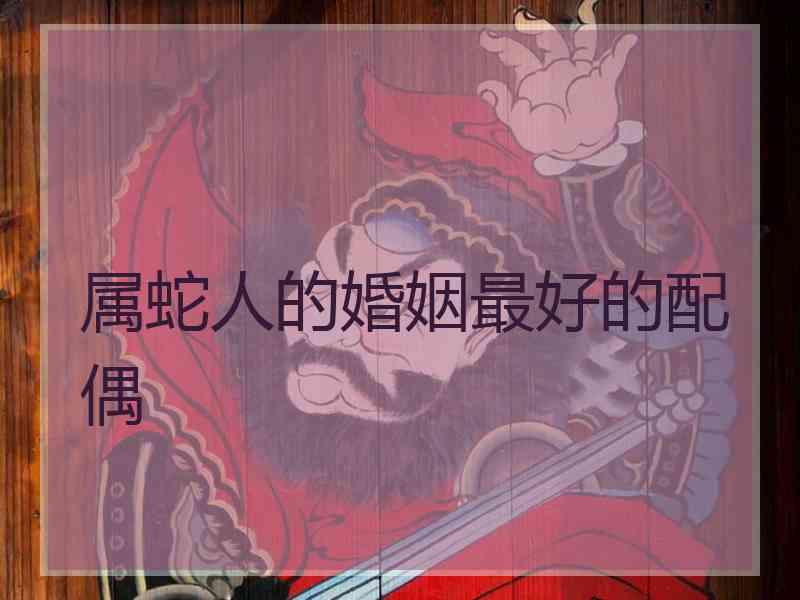 属蛇人的婚姻最好的配偶