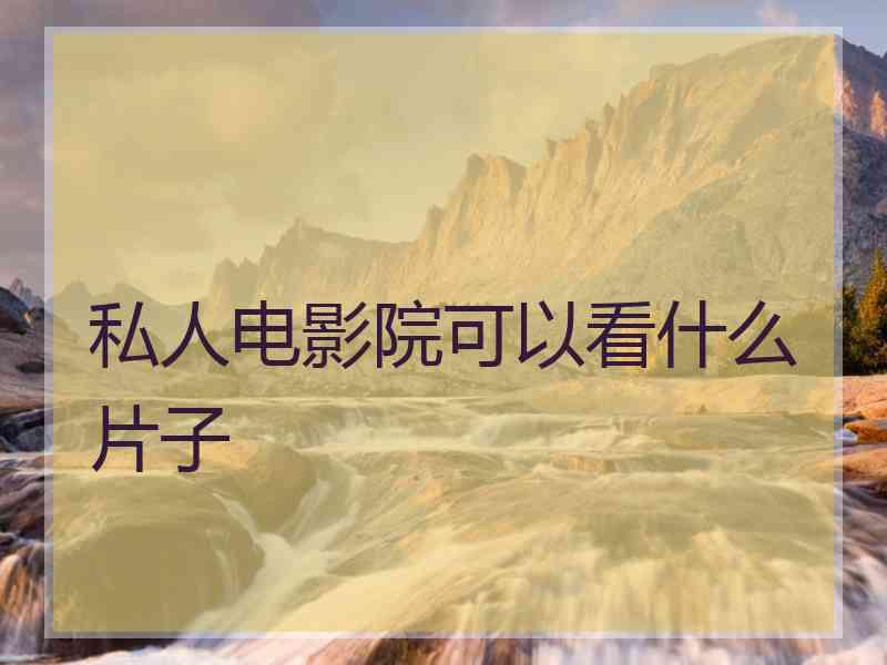 私人电影院可以看什么片子