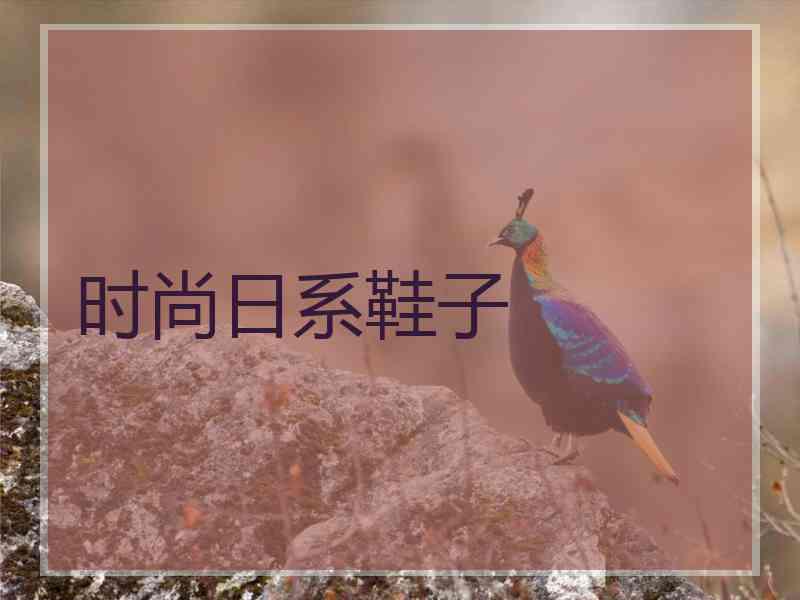 时尚日系鞋子