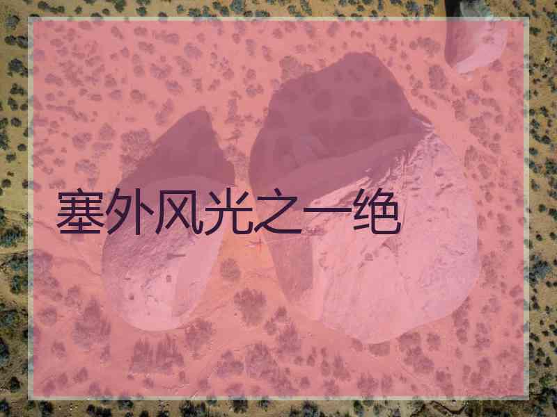 塞外风光之一绝