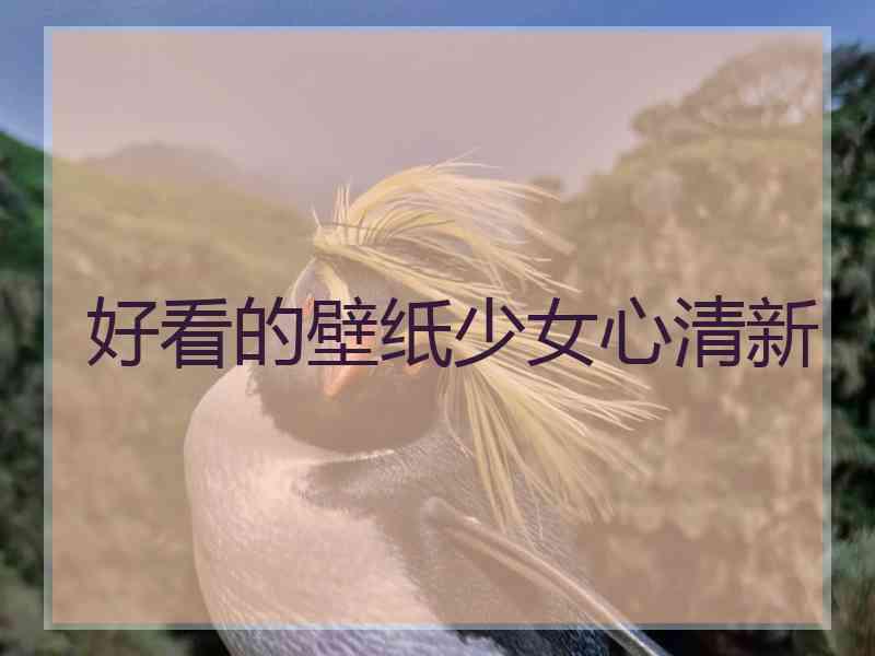好看的壁纸少女心清新