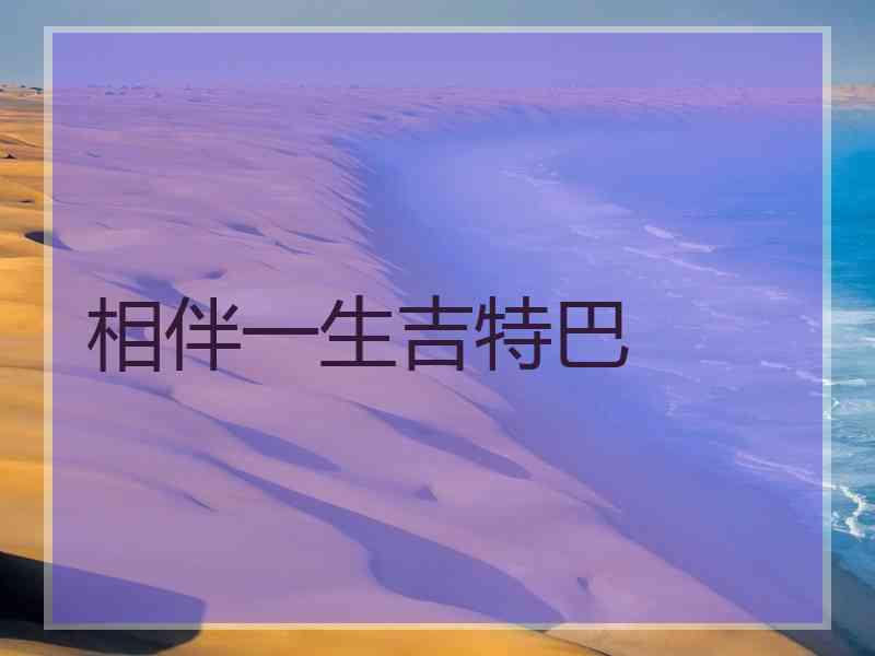 相伴一生吉特巴
