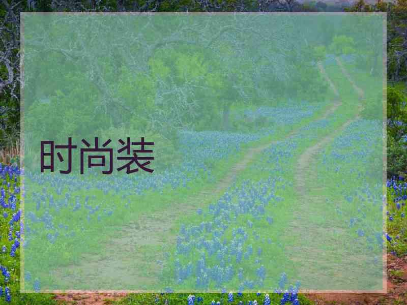 时尚装