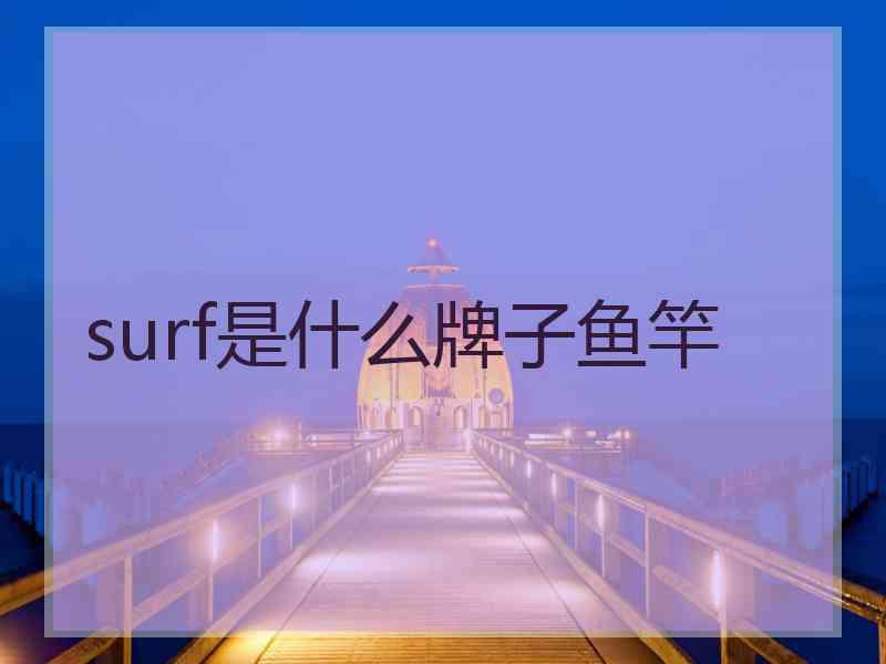 surf是什么牌子鱼竿