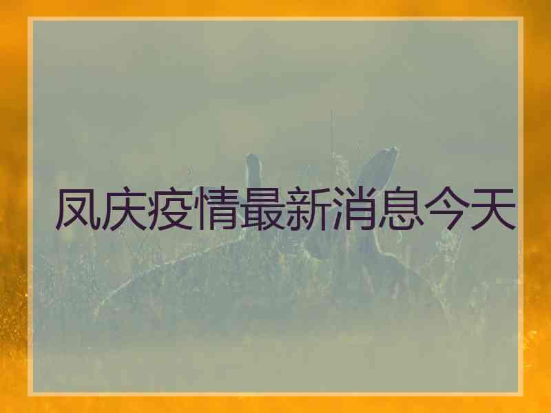 凤庆疫情最新消息今天