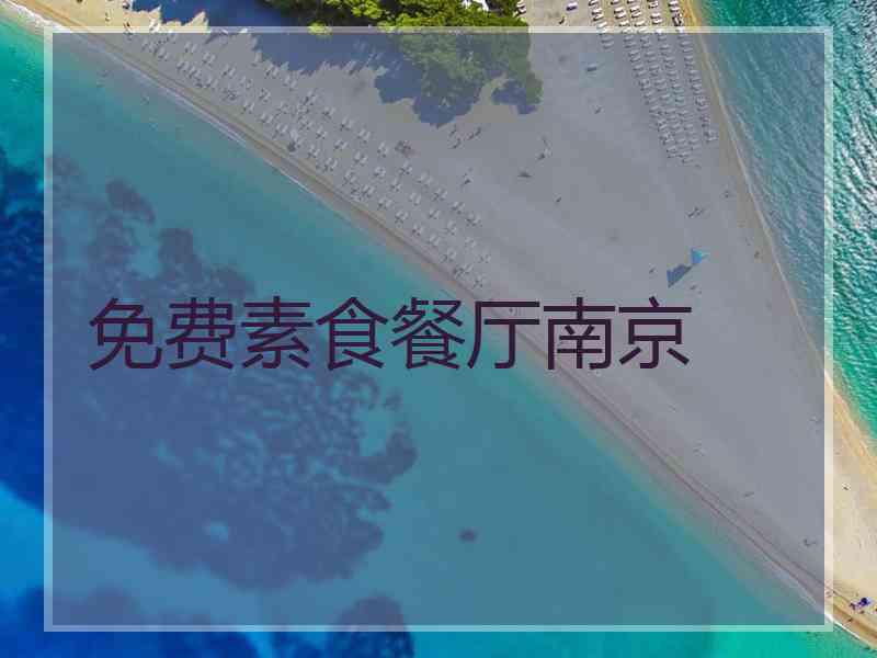 免费素食餐厅南京