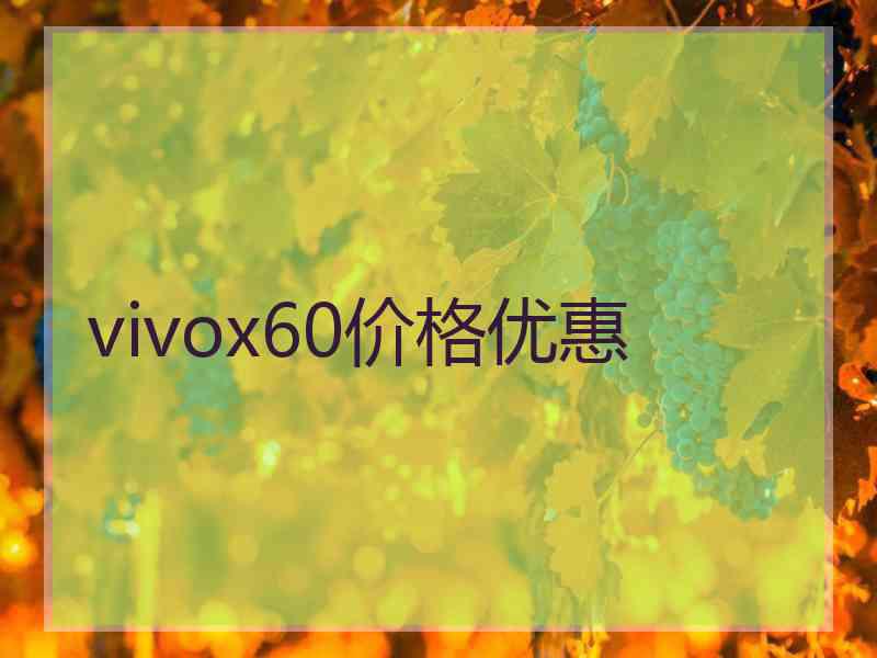 vivox60价格优惠