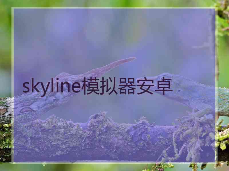 skyline模拟器安卓
