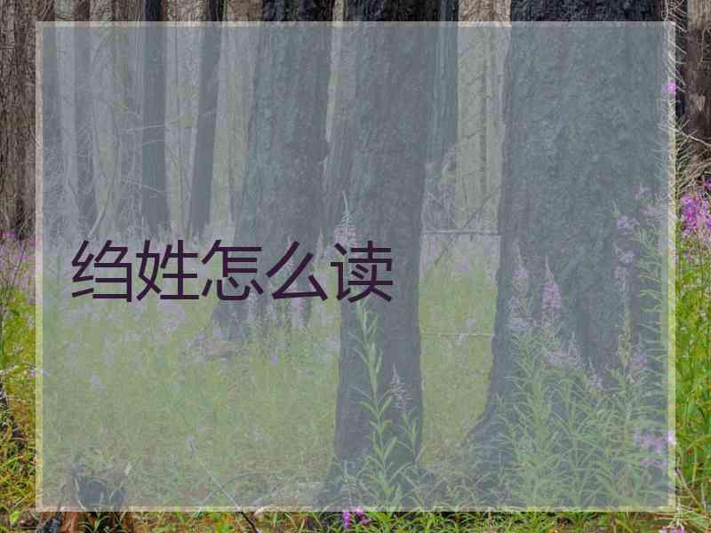 绉姓怎么读