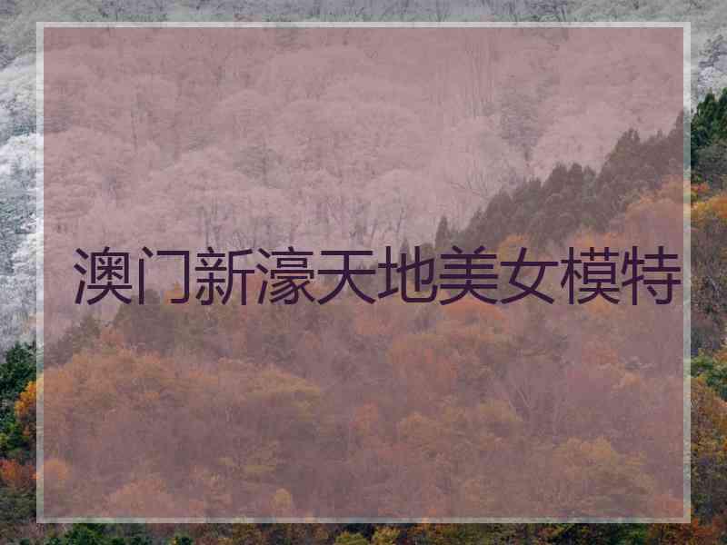 澳门新濠天地美女模特