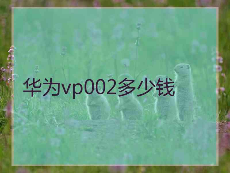 华为vp002多少钱